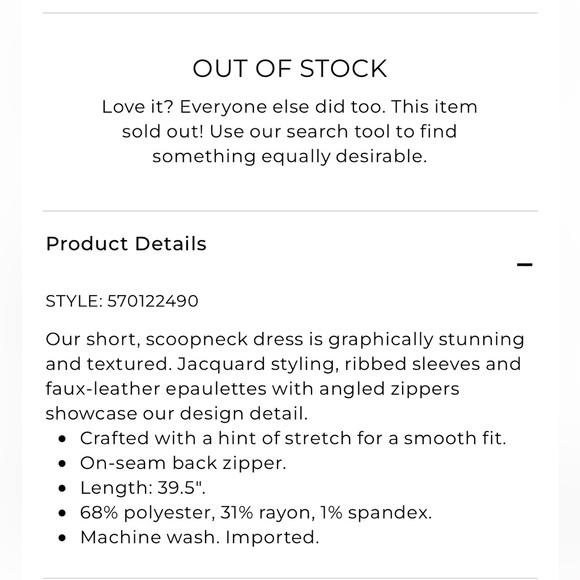 Chicos black and white amber dress long sleeve size 1X - Picture 11 of 11